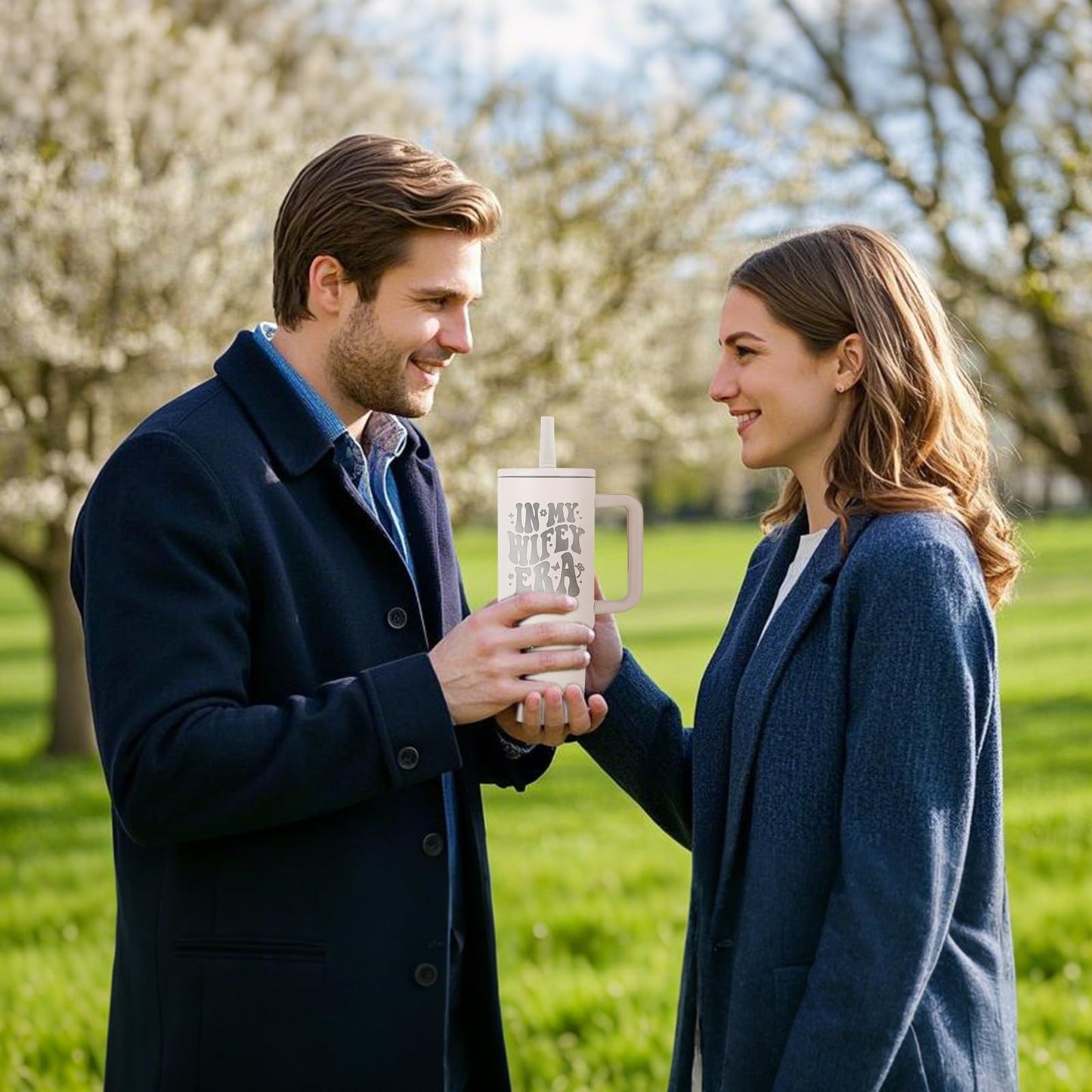 JETIKON Bridal Shower Gifts for Bride In My Wifey Era 40oz Tumbler with Lids Straws Bride Wifey Cup Bride Gifts Bachelorette Gifts for Bride to Be Wedding Gifts for Bride Engagement Gifts for Her