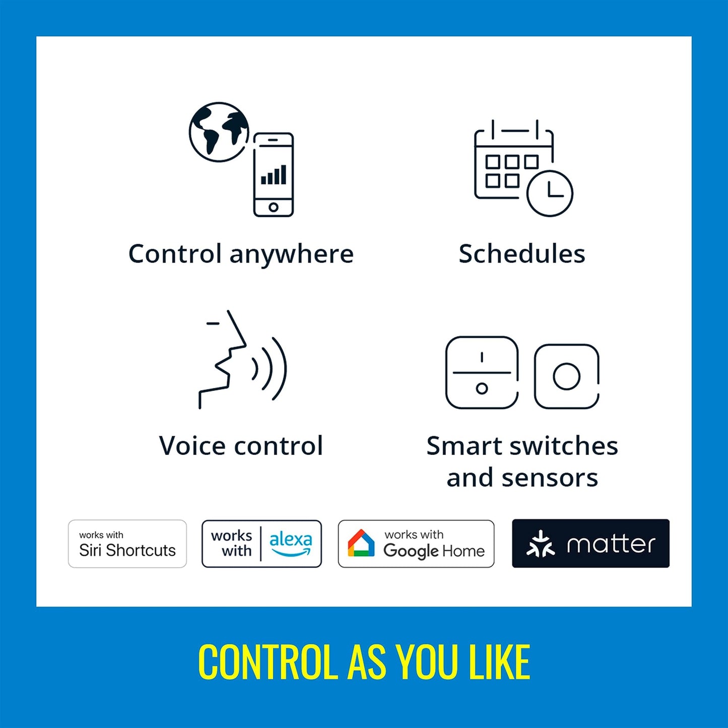 WiZ Connected Portable Smart Button - Comes with 2 AAA Alkaline Batteries - Wireless Light Switch - Control with App - 1 Pack