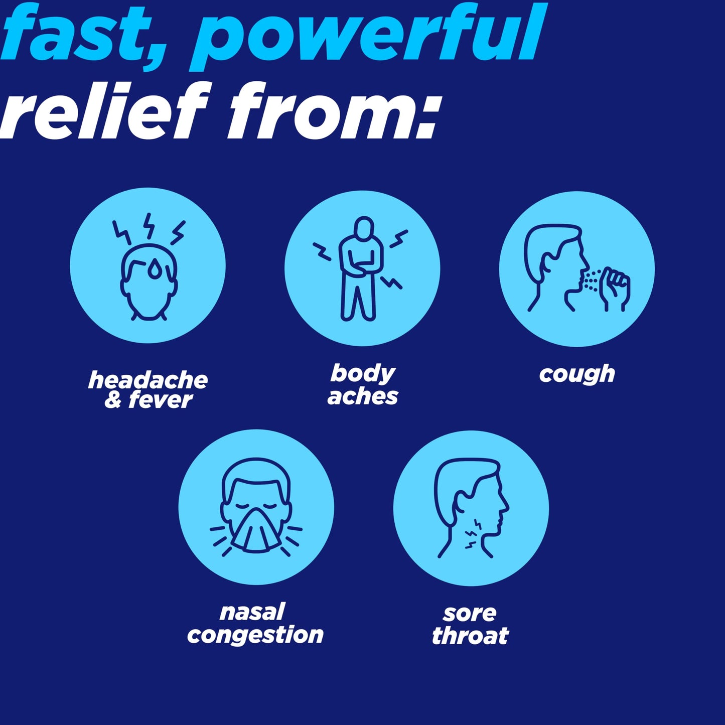 ALKA-SELTZER PLUS Severe, Cold & Flu Medicine, Citrus Effervescent Tablets, Nasal & Sinus Congestion, Sneezing, Runny Nose, Cough, Sore Throat, Fever, Headache and Body Aches & Pains, 48ct, Orange