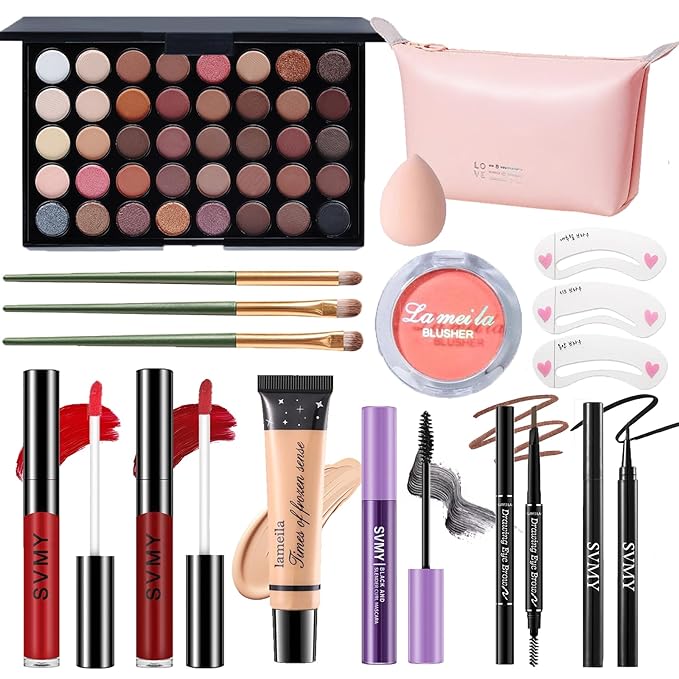 Makeup Set for Women, Makeup Full Kit for Beginners & Professionals, Travel Makeup Set for Teens & Adults, Makeup Gift Set...