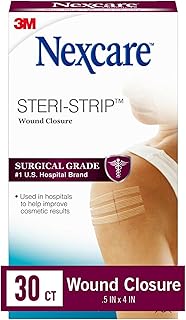 Nexcare Steri-Strip Wound Closure, Breathable Strips Hold Small Wounds Firmly Closed, Great After Sutures or Staples - 30 ...