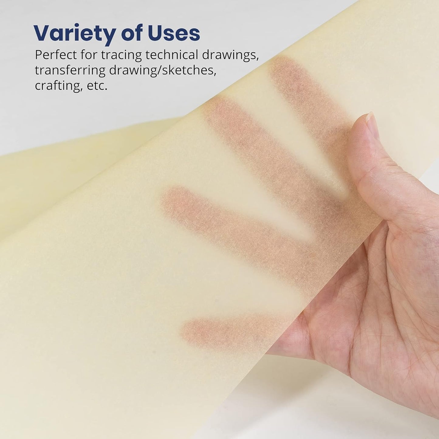 Pacific Arc Tracing Paper Roll, Yellow, 18 Inch x 50 Yard Roll