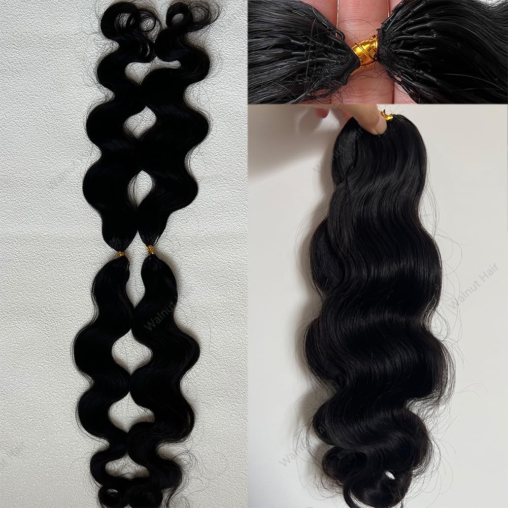 Knotless Pre Separated Crochet Human Hair Extensions Body Wave Brazilian Virgin Human Hair for Boho Braiding Hair Feather Extens