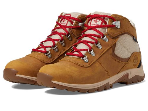 Timberland Women's Mt. Maddsen Mid Lace Up Waterproof Hiking Boot, Wheat Full Grain, 9.5 Medium