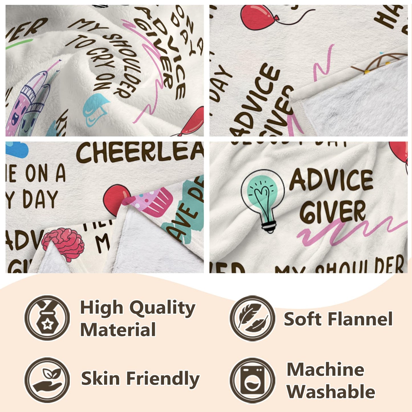 Best Friend Blanket, Best Friend Birthday Gifts for Women, Friendship Gifts for Woman, BFF - Work Bestie&Coworker Leaving Gift Ideas, Christmas day for BestFriend Coworkers, Bestie blanket 60"x 50"