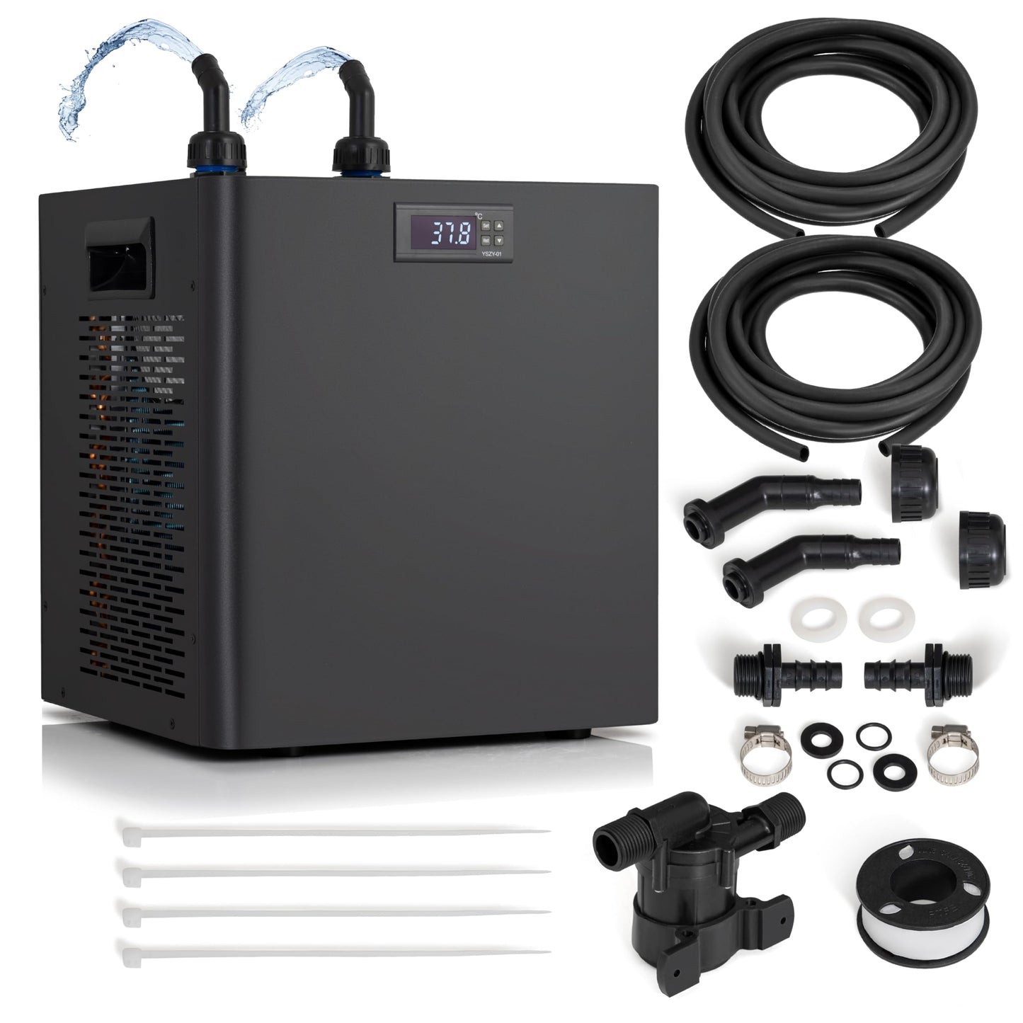 Polar Revive Chiller for Ice Bath and Cold Plunges including all hoses and pumps. 1/3 HP, 2/3 HP, 1 HP Models (1/3 HP)