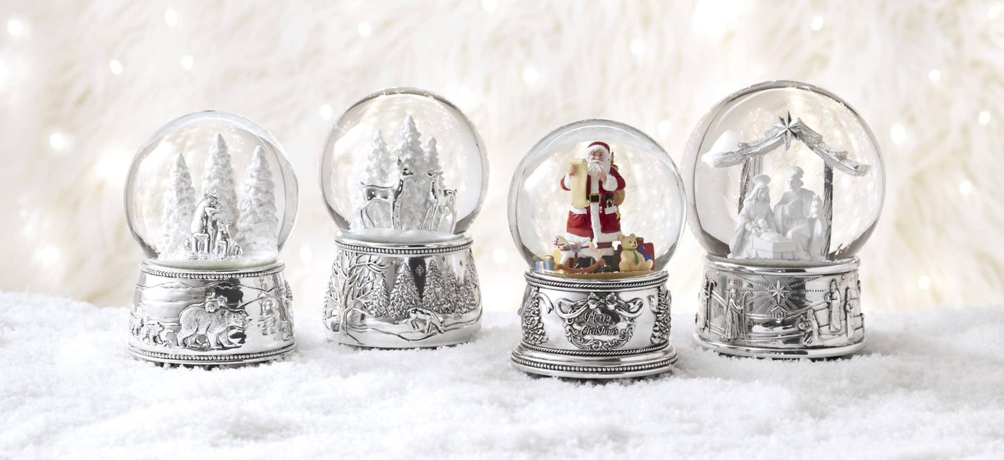Reed & Barton 867074 North Pole Bound Musical Snow Globe, Christmas & Holiday Decor