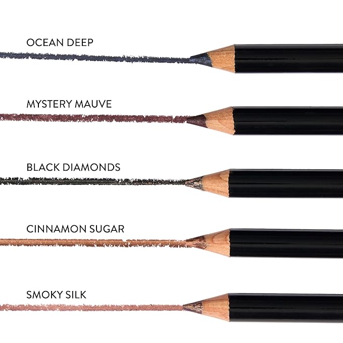 LAURA GELLER NEW YORK Marble Eyes Multidimensional Eyeliner – Long-lasting and Smudge-resistant - Creamy smooth-glide formula- Ultra-pigmented Eye Liner Makeup- Mystery Mauve