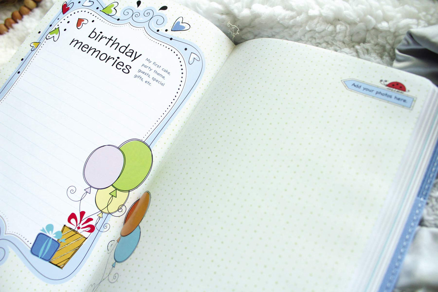NIV, Baby Gift Bible, Holy Bible, Leathersoft, Blue, Red Letter, Comfort Print: Keepsake Edition