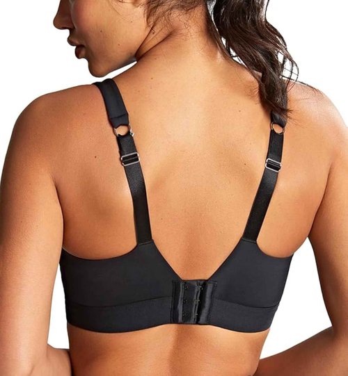 Panache Women's Endurance Wired Sports Bra | Black 28DD | High Impact, Supportive Sports Bra for Women, Exercise & Workout Bra
