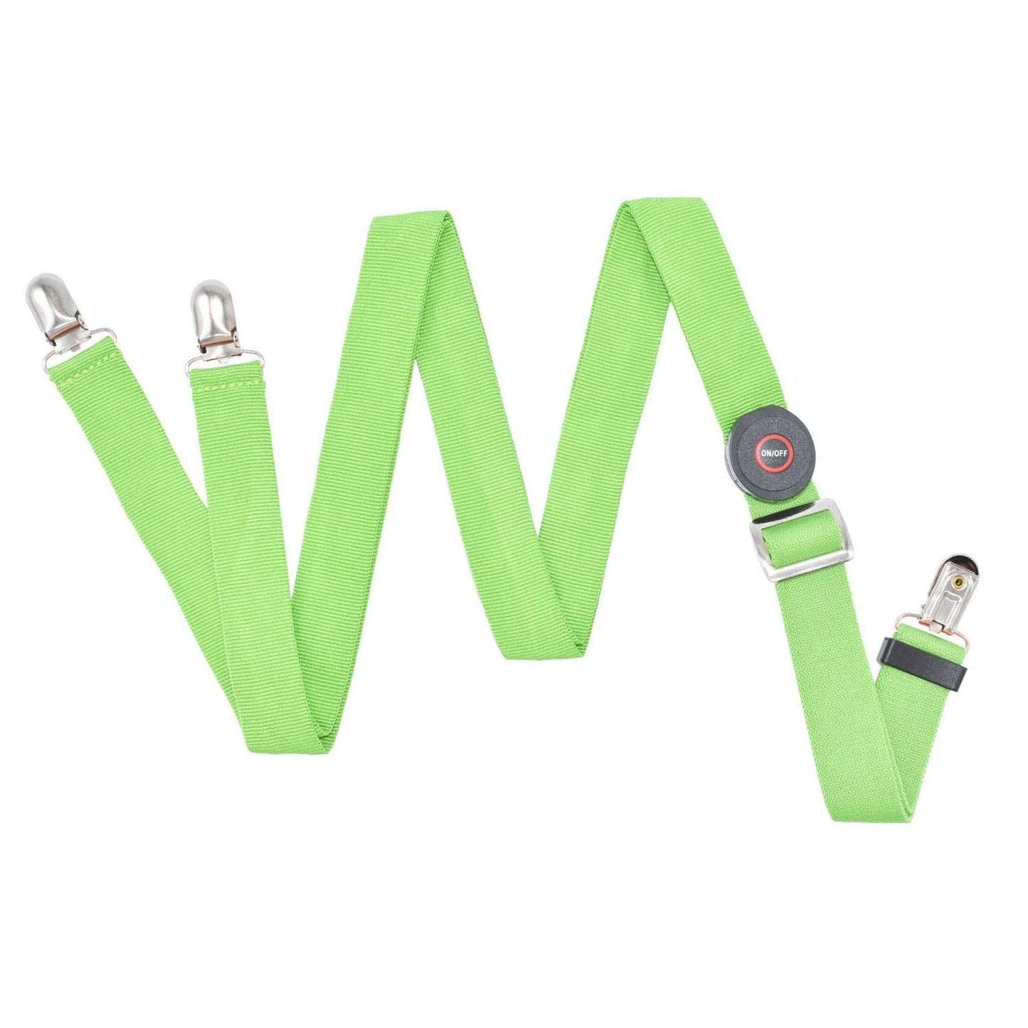 AMNQUERXUS LED Glow Light Up St Patricks Day Suspenders Trouser Braces Y Shape Suspenders Gifts for Men Women (Green)
