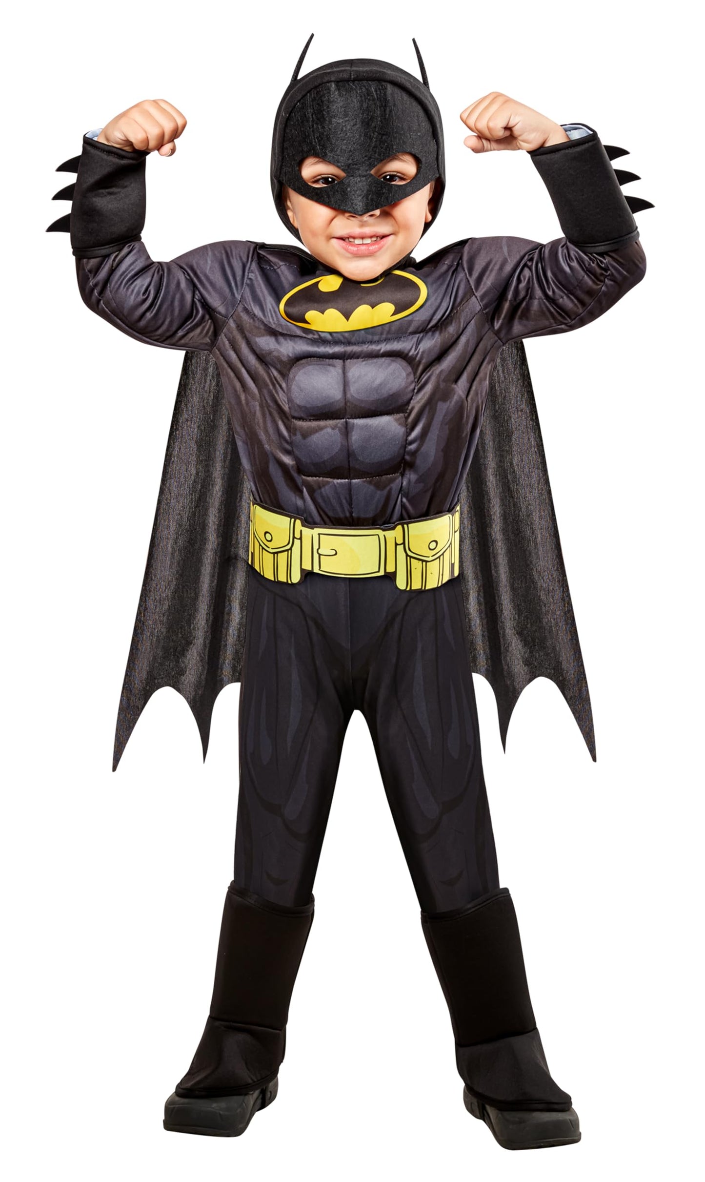 DC Comics Superheroes: Batman Costume for Kids by Rubies, Boy's XS