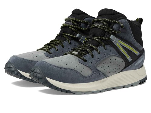 Merrell Men's Wildwood Mid Leather Waterproof, Granite, 10
