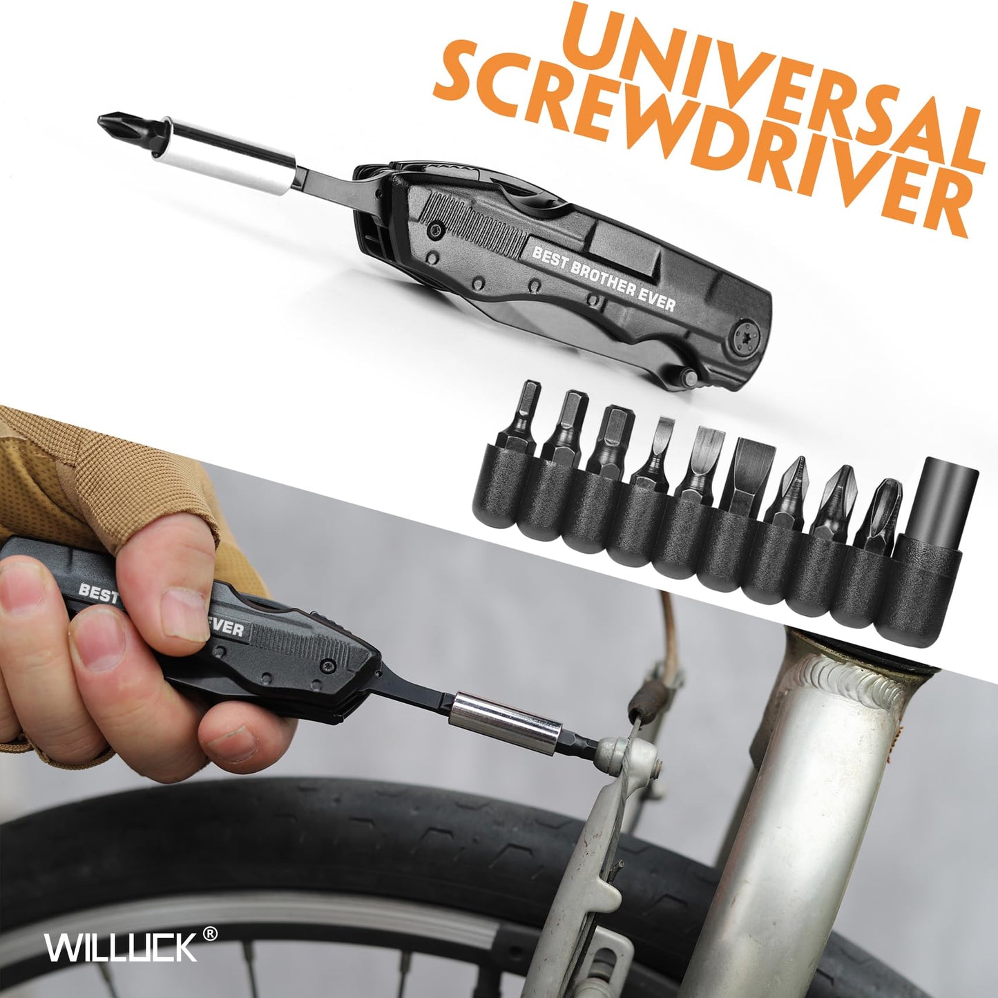 Gifts for Brother - Brother Gifts, “BEST BROTHER EVER” Brother Birthday Gifts - Brother Gifts from Sister, Christmas Brother Gifts - Multitool Knife for Brother, Fathers Day Brother Gift Ideas