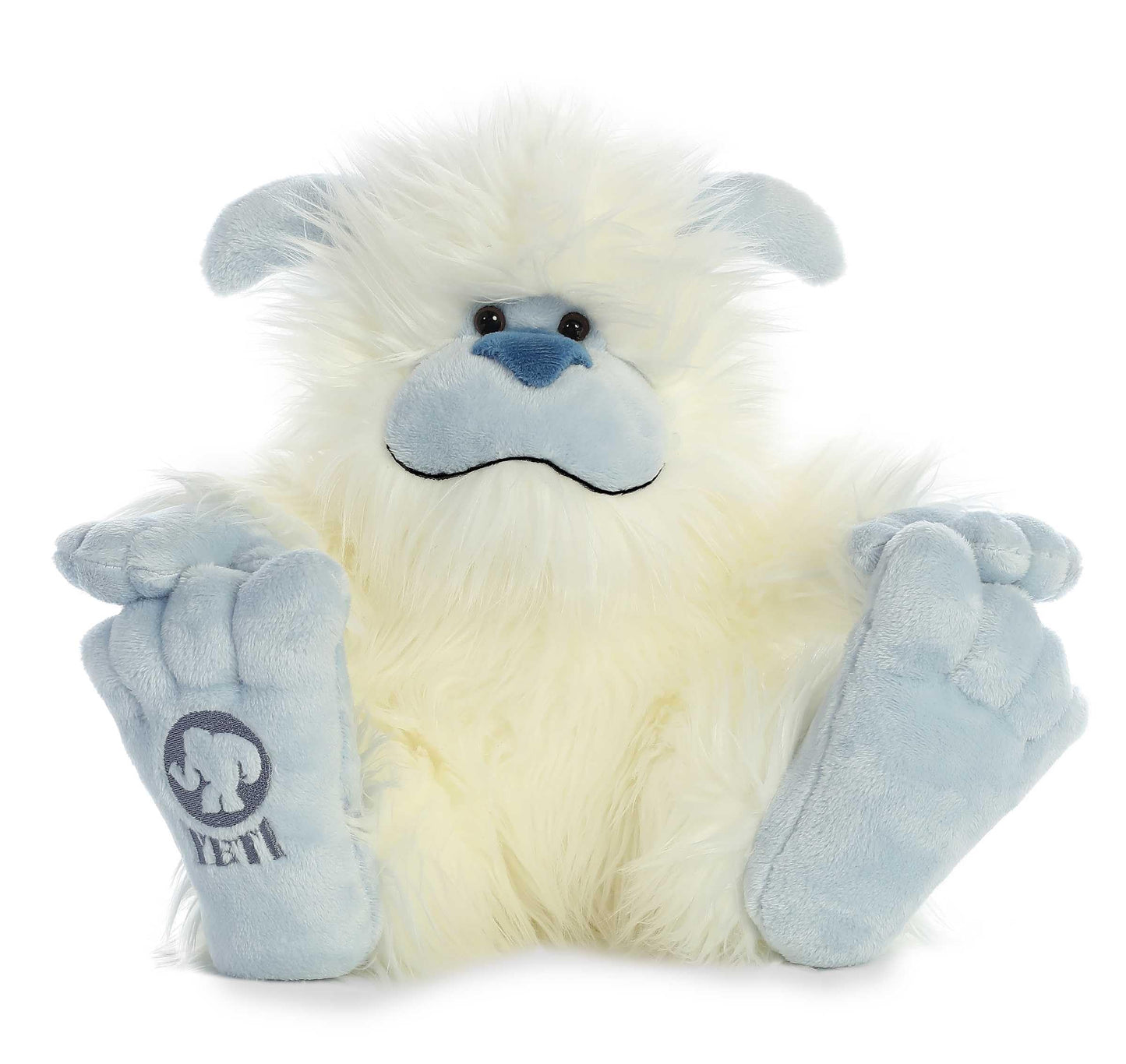 Aurora® Mysterious Fantasy Yeti Stuffed Animal - Mythical Companion - Imaginative Adventures - White 10 Inches