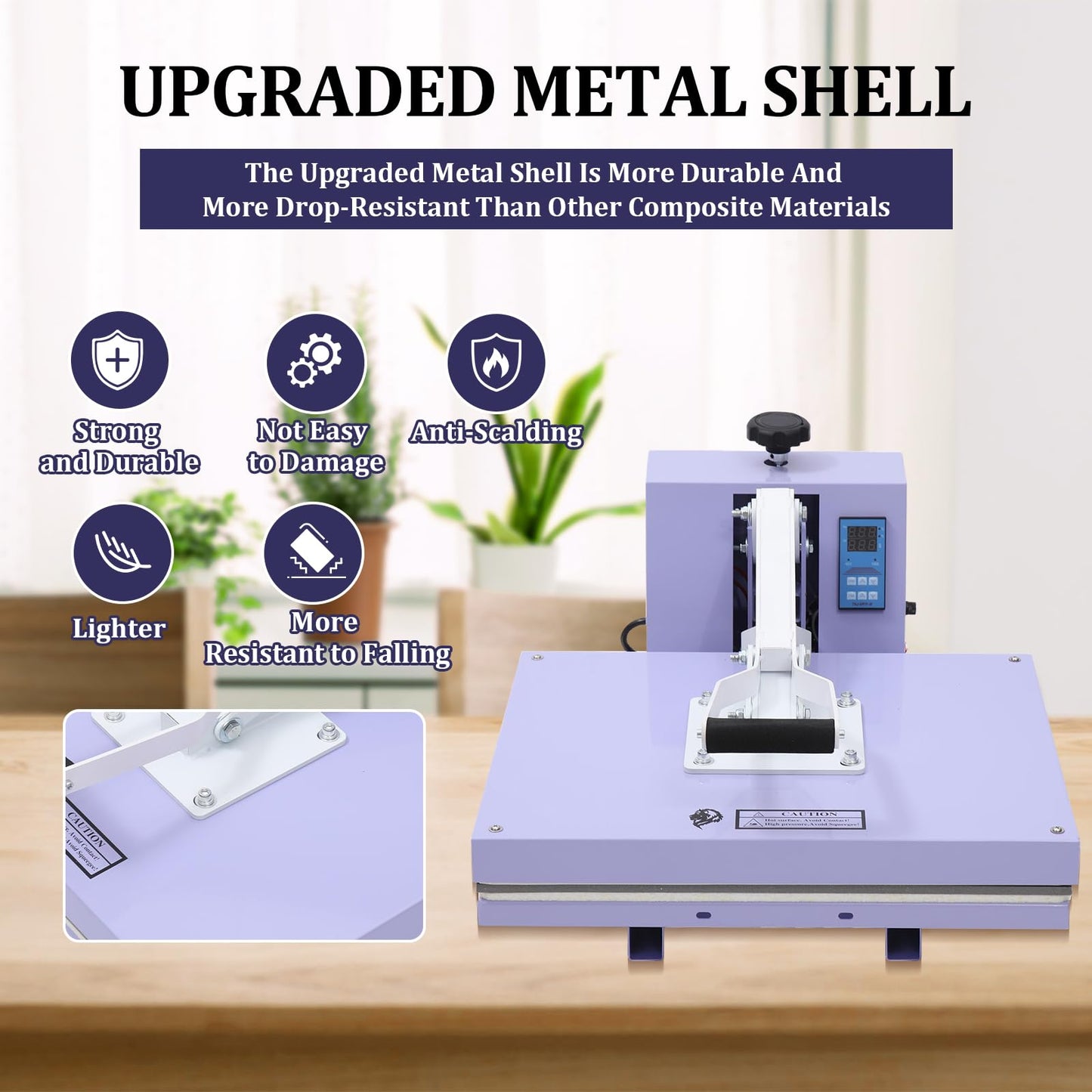 16x20 in Heat Press Machine for t Shirts, Professional Digital Sublimation Heat Press with Fast Heating & Adjustable Pressure for Hats, Canvas, Pillows, Bags, Placemats