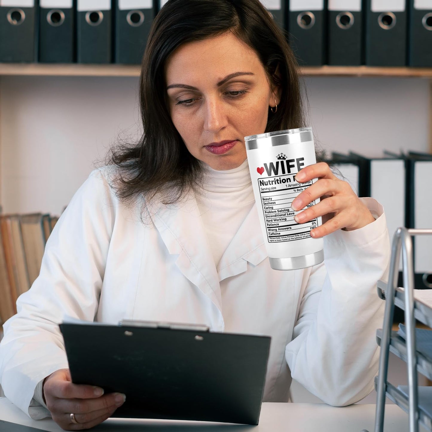 Gifts for Wife from Husband, Wife Gifts, I Am Not Spoiled My Husband Just Loves Me Tumbler Cup 20 Oz, Anniversary Wedding, Wife Birthday Gift Ideas, Mothers Day