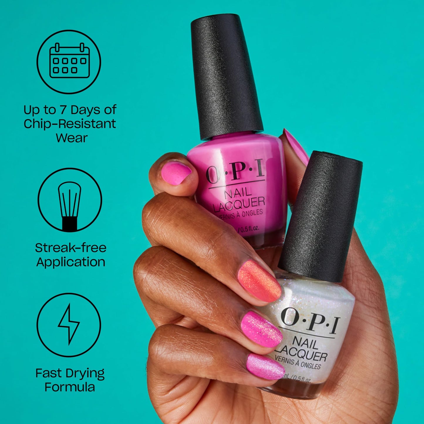 OPI Nail Lacquer Youve Got that Glas-glow | Opaque Dark Beige Crme Chip Resistant Nail Polish | Scotland Collection