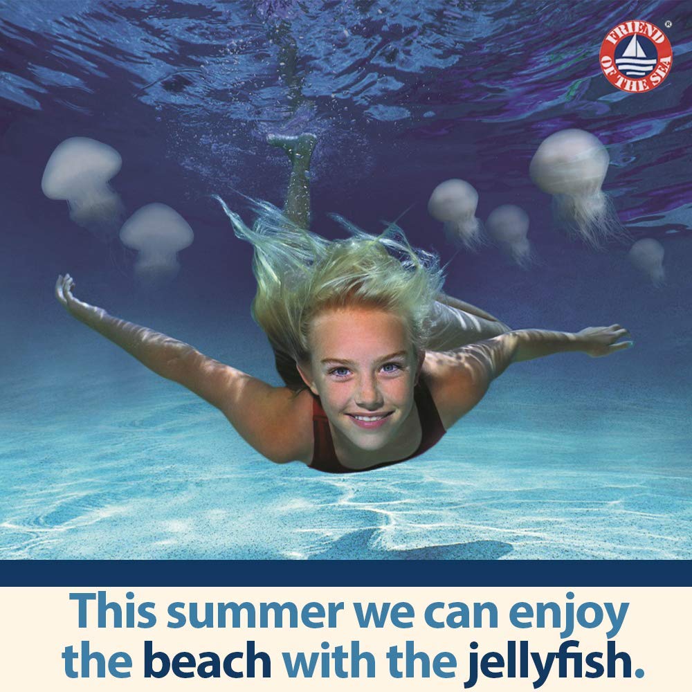 Safe Sea SPF50+ Kids sunscreen - Jellyfish and Sea lice protective lotion. Very Water Resistant, Sensitive skin Reef-Safe Sunscr