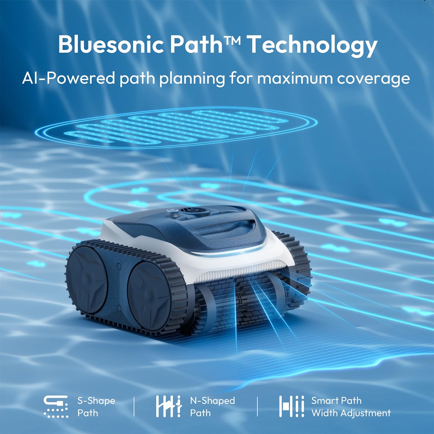 (2026 New) Bubot 700 Cordless Robotic Pool Cleaner, Pool Vacuum with 210-Min Runtime, Superior Suction, Smart Navigation, Floor/Wall/Waterline Cleaning, for Inground & Above-Ground Pools, Obsidian