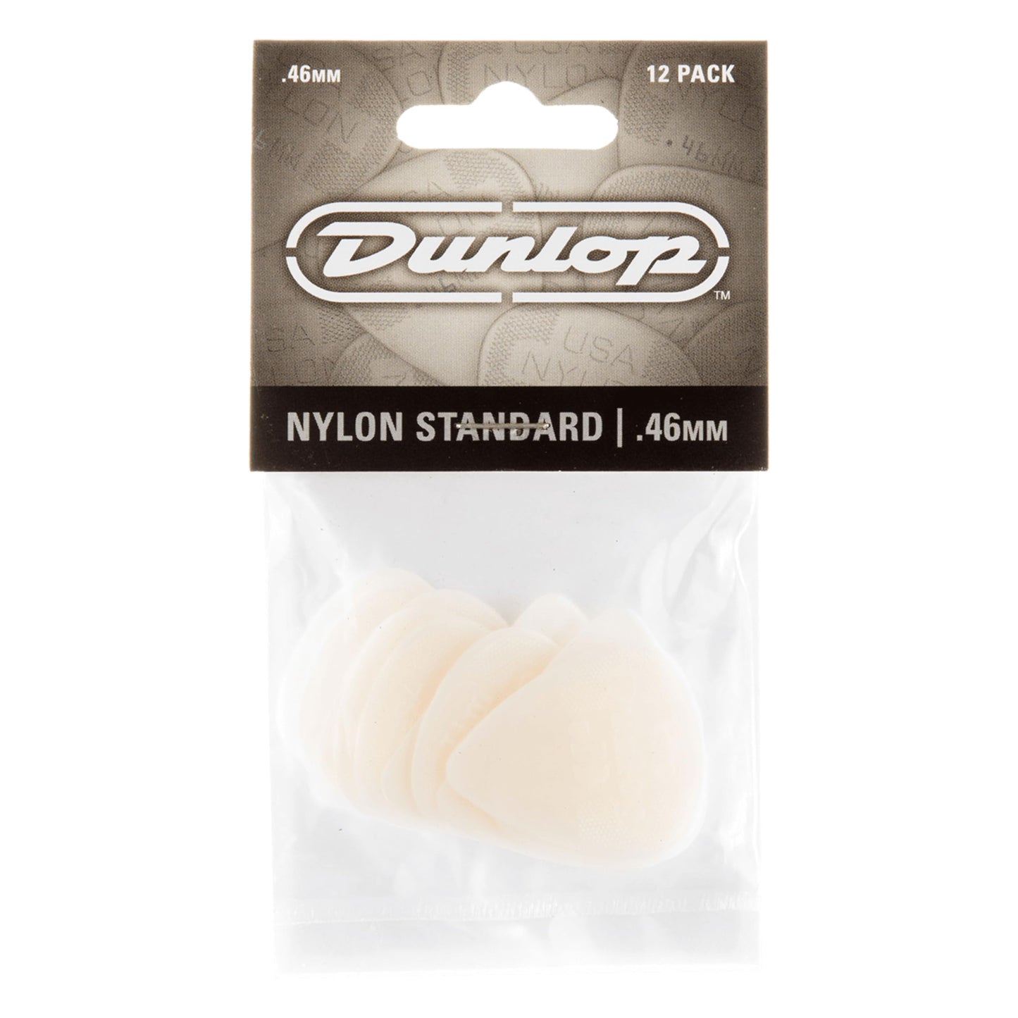 Dunlop 44 Plektren Nylon Standard Cream 0.46 Mm
