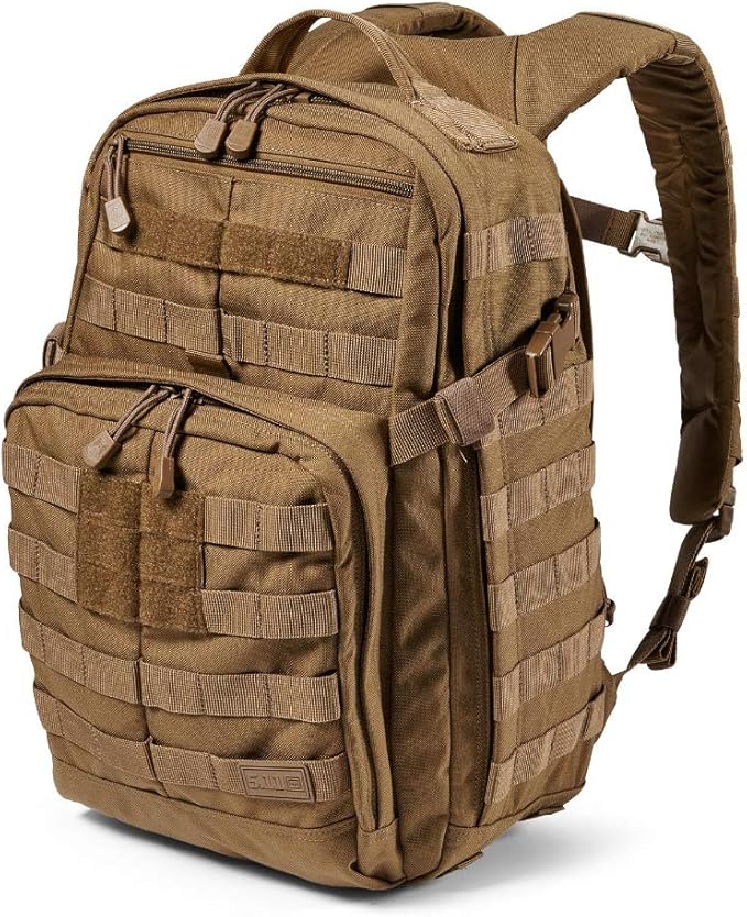5.11 Tactical Backpack – Rush 12 2.0 – Military Molle Pack, CCW with Multiple Compartments, 24 Liter, Small, Style 56561, ...