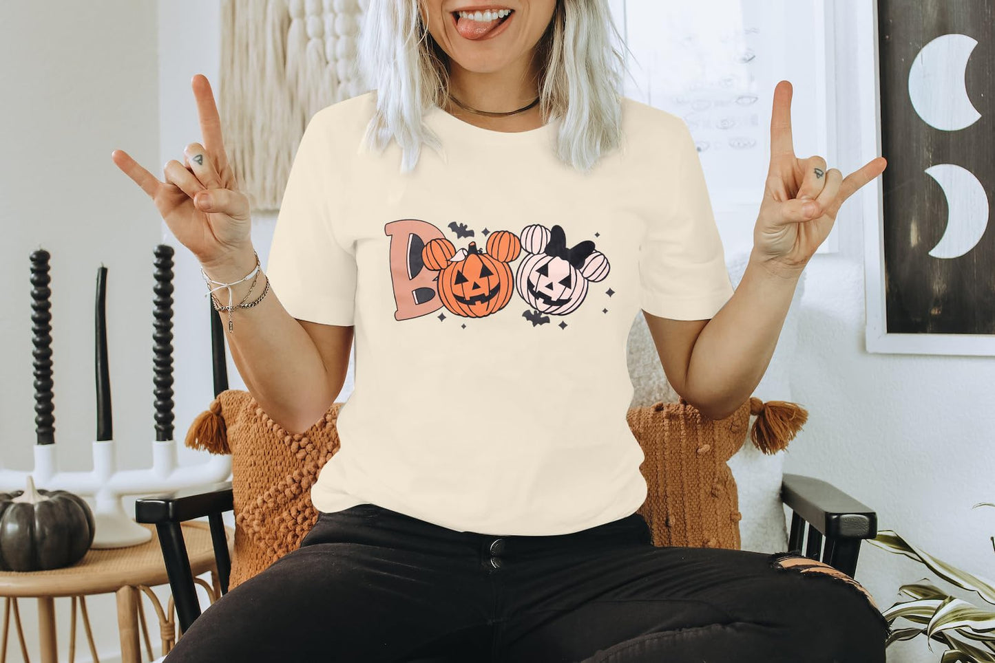Halloween Party Shirt Woman Magical Halloween Shirts Boo Tshirt Pumpkin Print Tees Casual Vacation Short Sleeve Tops