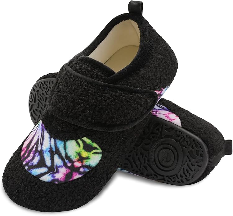 BARERUN Women Slippers Adjustable Wide Diabetic House Slippers for Women Soft-Lightweight House Shoes with Rubber Sole Ind...