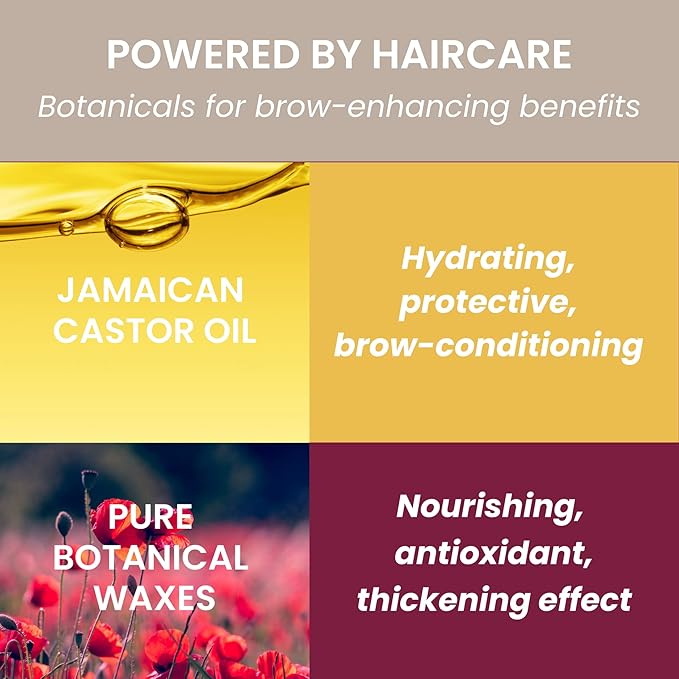 True + Luscious Brow Definer Pencil - Pomade & Powder Combo With Organic Castor Oil - Fills, Shapes Eyebrows - Waterproof - Auburn for Red/Mahogany Hair