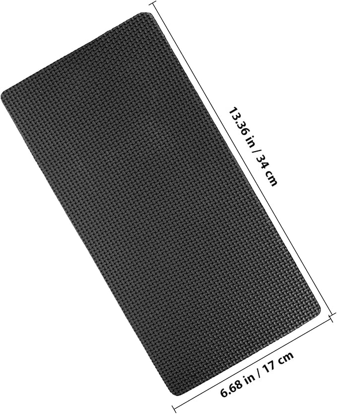OSALADI 2pcs Extra Thick Garden Kneeling Pads Lightweight Cushion for Gardening Plumbing Painting Yoga and Floor Protection Comfortable Knee Support Mats in Black