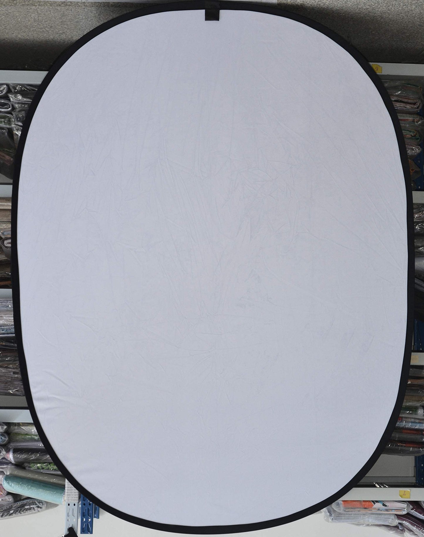 Kate 5x6.5ft(1.5x2m) Collapsible Backdrop Pure White Black Collapsible Backgrounds Twist Flex Reversible Pop up Photography Backdrops