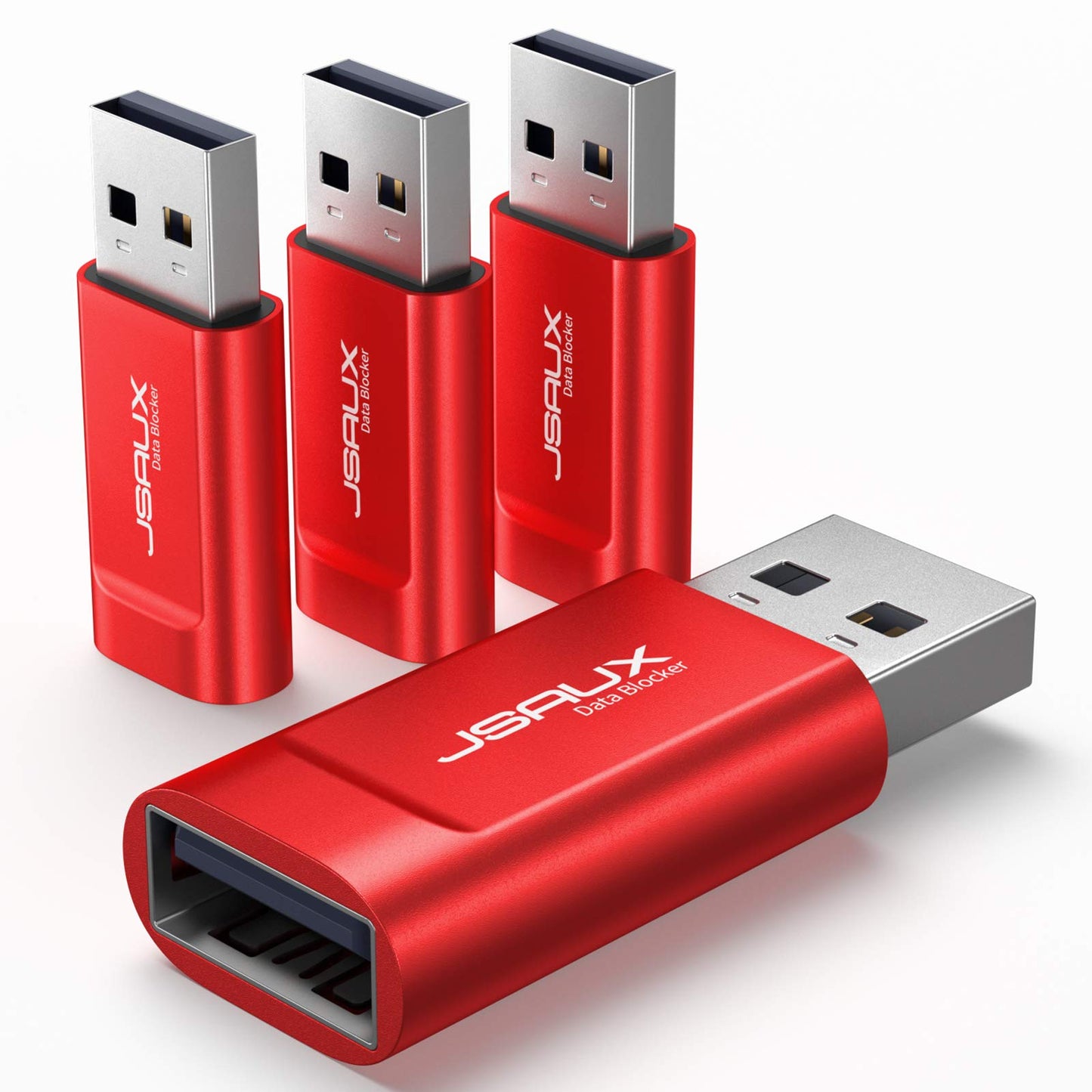 Jsaux Usb Data Blocker, (4-Pack) Usb A Defender Only For Quick Charge, Protect Against Juice Jacking, Refuse Hacking Provide Saf