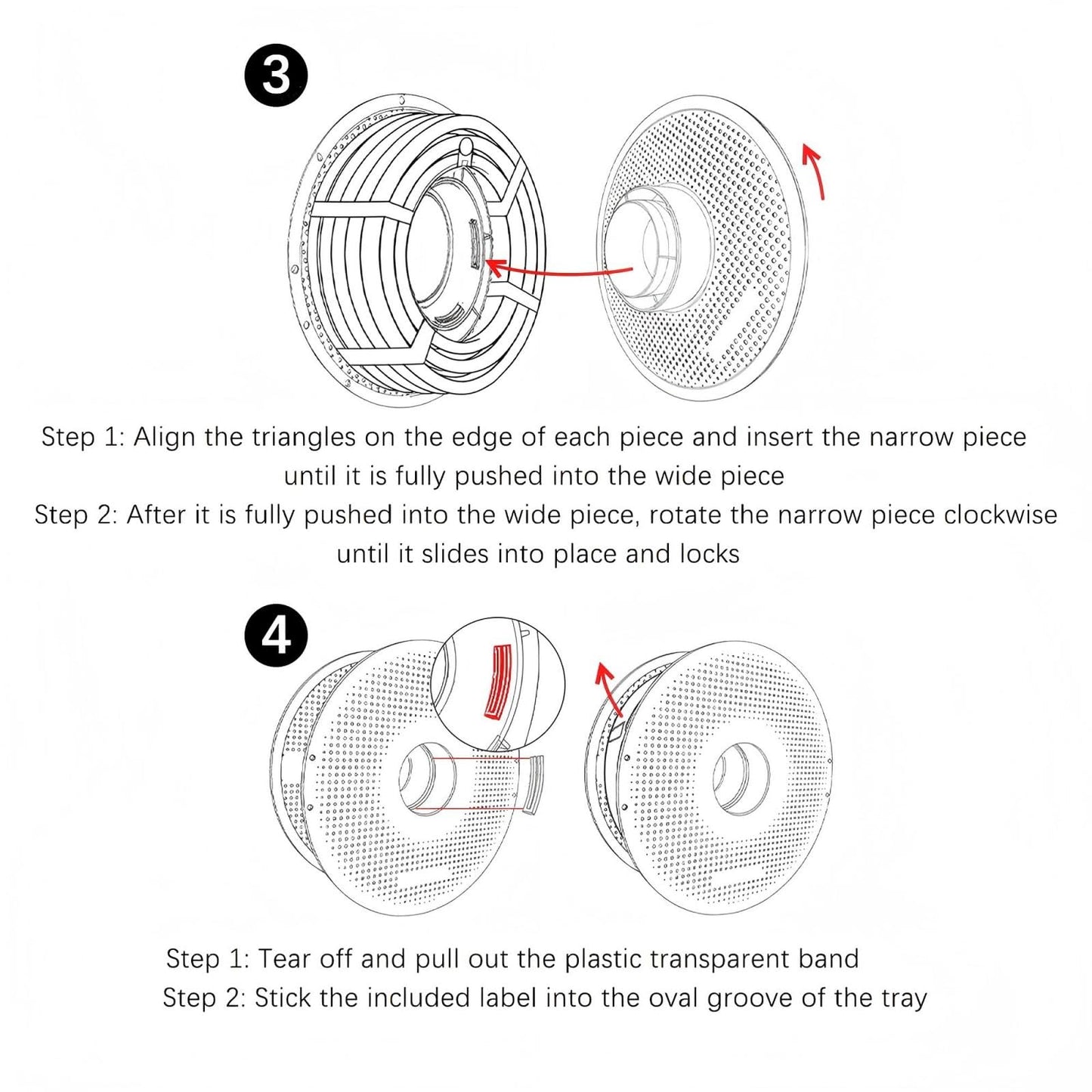 Original Bamboo Filament Reusable Spool Core Detachable for Bamboo Lab AMS Filament of P1S/P1P/A1/A1Mini/ X1/X1C H2D Combo,Temperature Resistant≤70, Recyclable Material