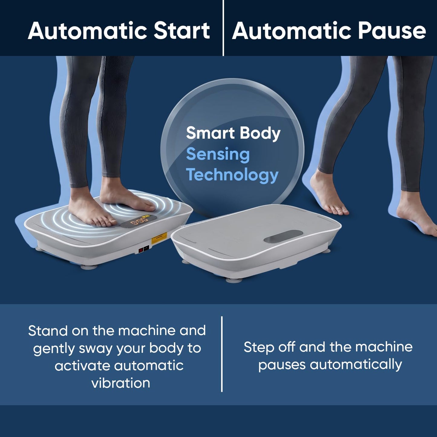 WeightWorld Vibration Plate Exercise Machine for Flexibility, Balance & Relaxation | Built-in Bluetooth, Auto & Manual Mode Vibration Plate Machine | Shake Board for Full-Body Home Workouts