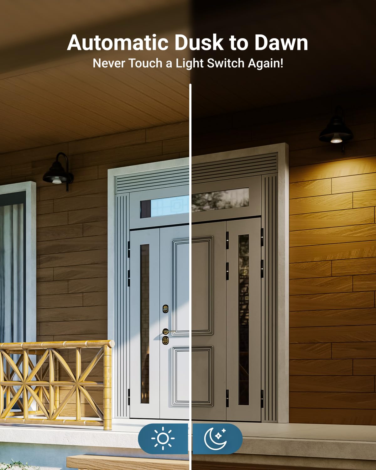 Sunco LED PAR30 Dusk to Dawn Light Bulb for Outside Porch, Patio, Backyard, 11W=75W, 850 LM, 5000K Daylight , Non-Dimmable, Photocell Sensor, UL 4 Pack.