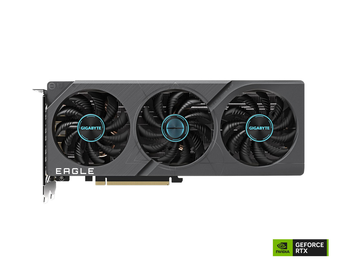 GIGABYTE GeForce RTX 4060 Ti Eagle OC 8GB Graphics Card, 3X WINDFORCE Fans, GV-N406TEAGLE OC-8GD