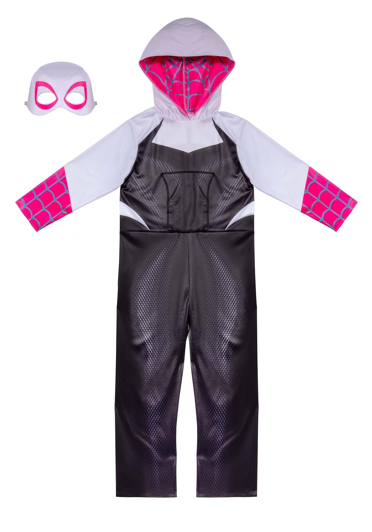 Marvel Spider-Gwen Official Youth Adaptive Costume - Costumes with Adaptive Features (Wheel Cover Sold Separately) (S) Multi
