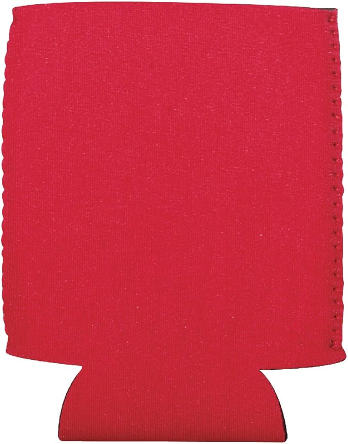 Thirsty Rhino Gummi, Neoprene Collapsible Can Holder Can Cooler Insulator Sleeve Coolie, Red (Set of 4)