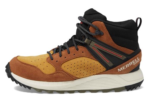 Merrell Men's Wildwood Mid Leather Waterproof, Spice, 11.5