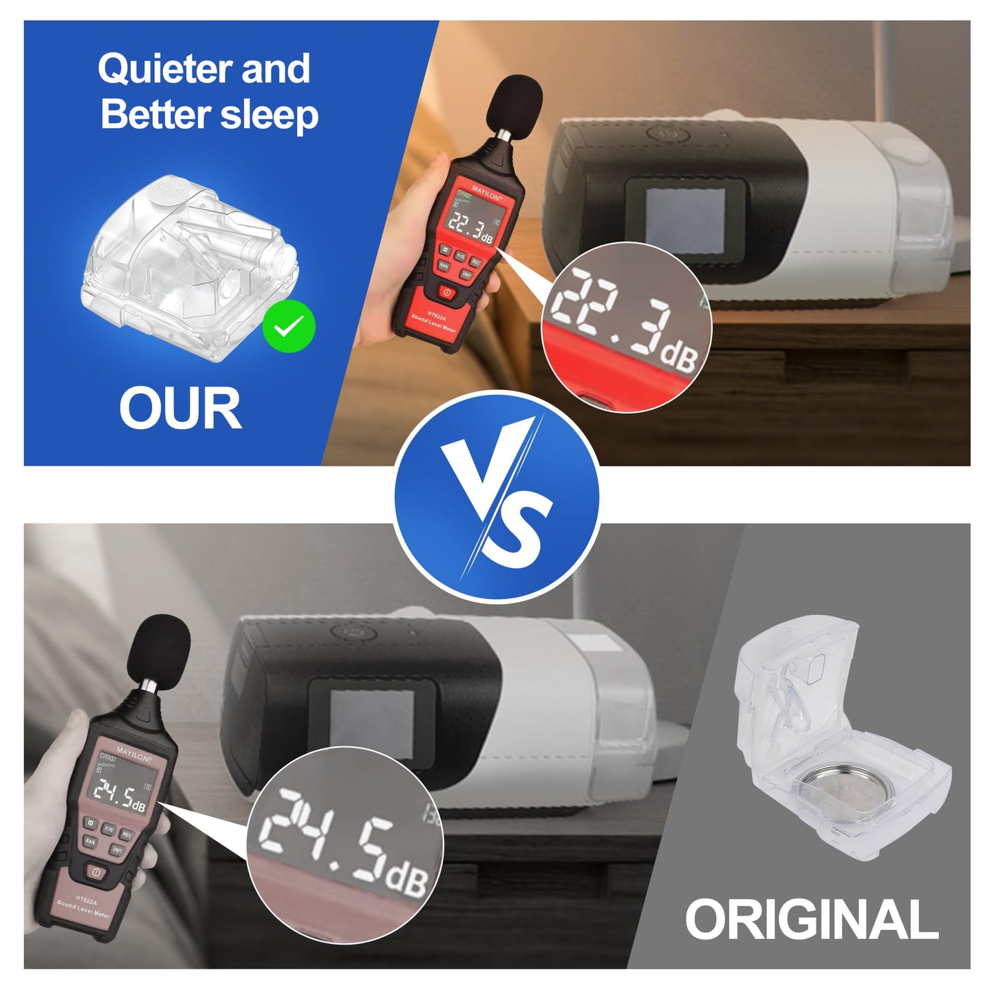 2025 Latest Water Chamber for AirSense 11, HumidAir Water Tub for S11 Series, Upgraded Standard Humidifier Tub Container,Great-Value Supplies by Medihealer.