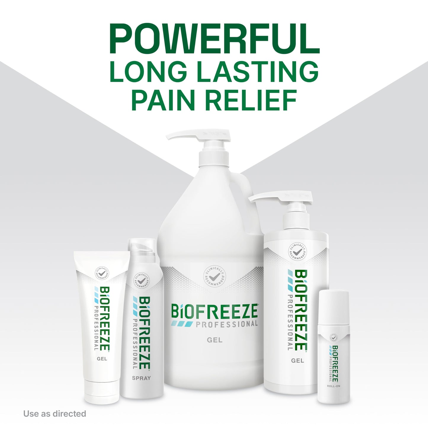 Biofreeze Professional Pain Relief Roll On for Knee, Neck, Hip, Joint, & Shoulder, Simple Backache Pain Reliever, Sore Muscle Relief, Roll-On Menthol Gel 3 Fl Oz (Pack of 3)