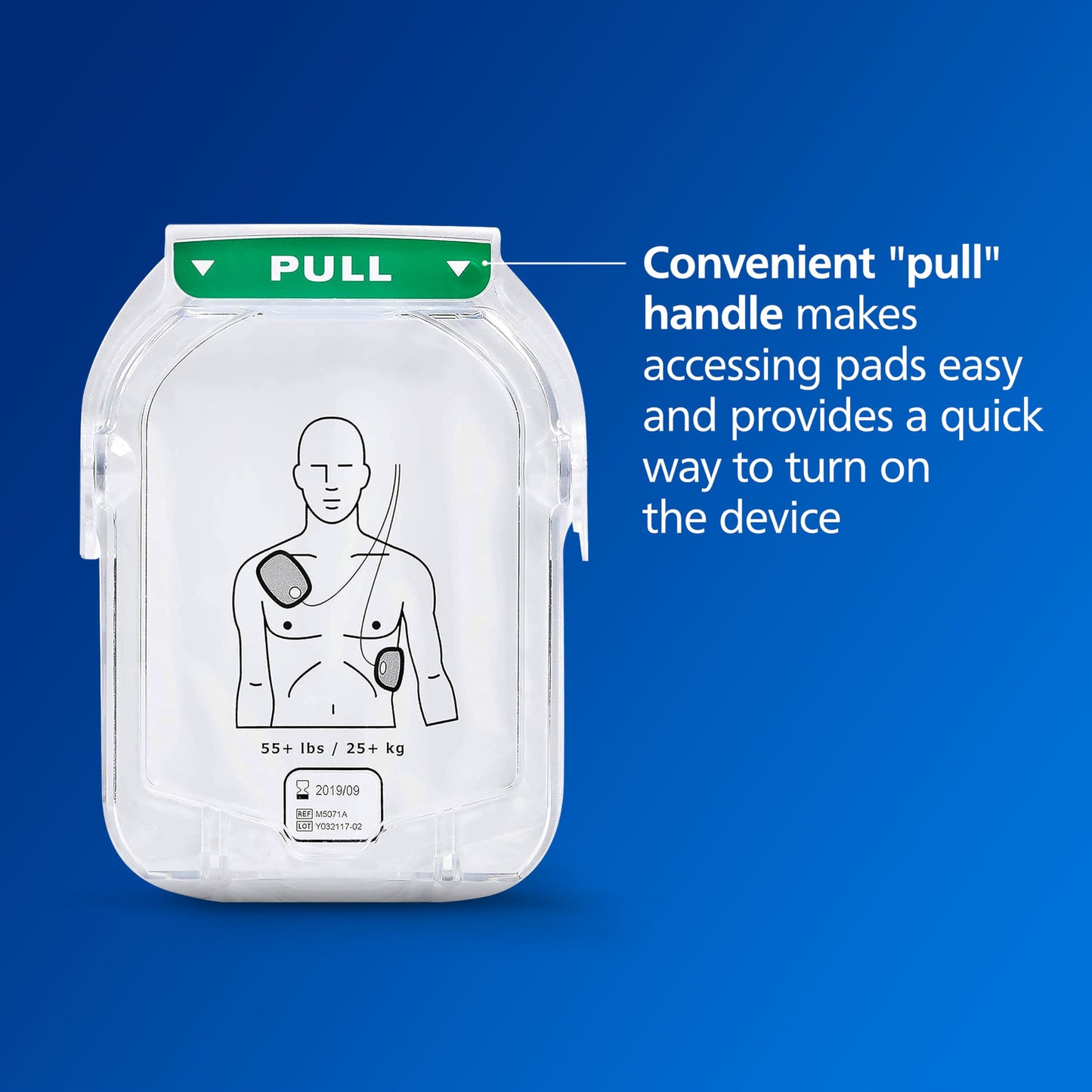 Philips HeartStart AED Defibrillator Adult SMART Pads Cartridge, M5071A