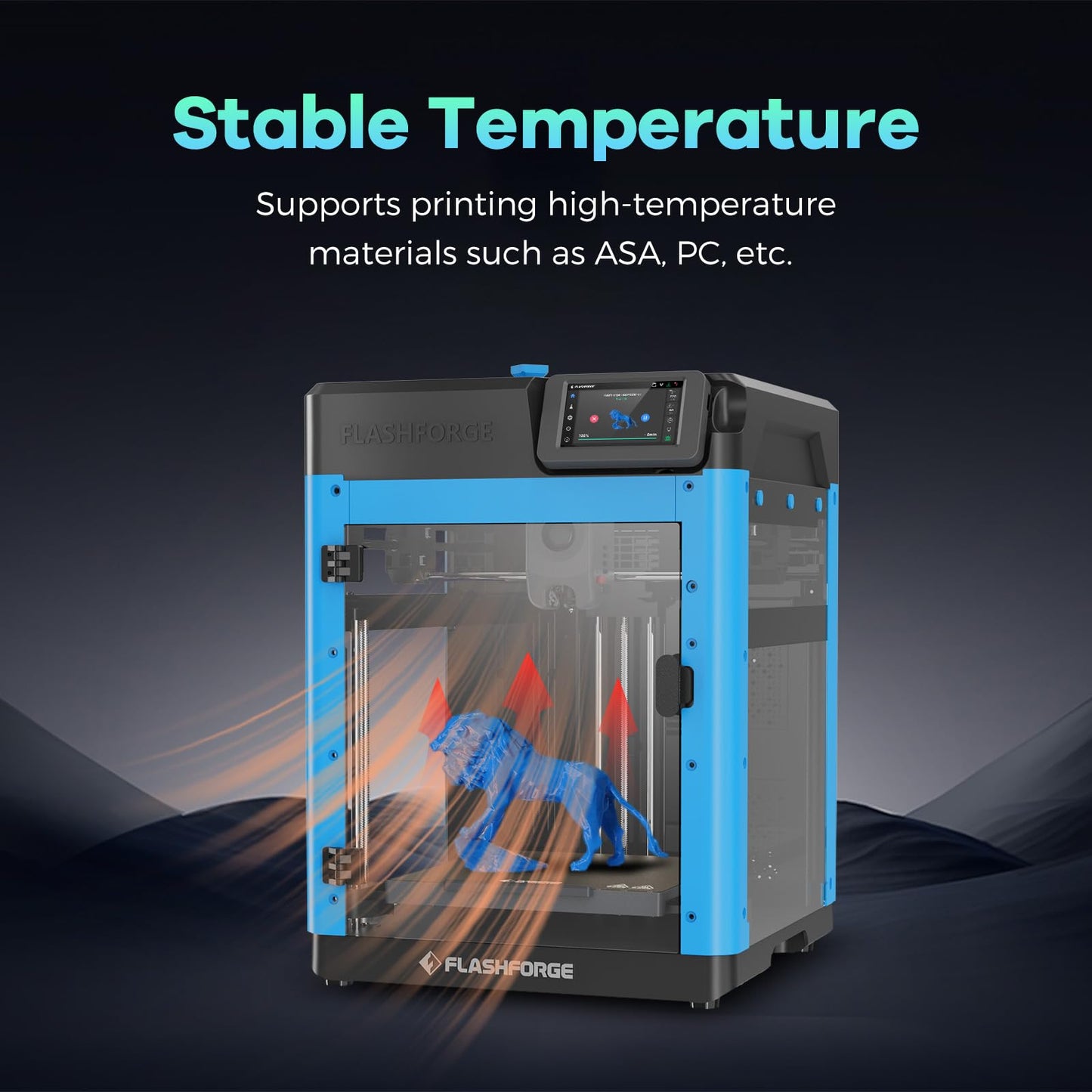 FLASHFORGE Adventurer 5M 3D Printer Enclosure kit, DIY Design, Reduce Noise, Increase Safety and Odor Isolation, Supports Printing High Temperature Filaments, Like ASA and PC