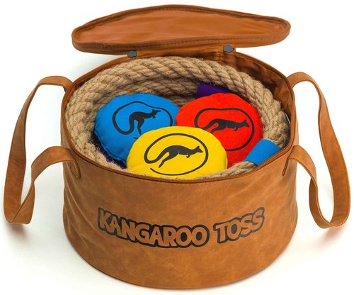 Kangaroo Toss - Official Set - Outdoor Games - Beach Toys - Yard Games - Backyard & Lawn Games - Camping - Ladder Toss - Bocce - Cornhole - for Adults and Family