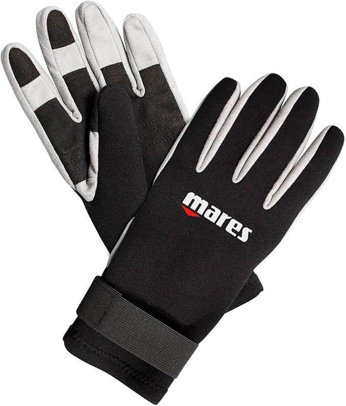 Mares Adult Amara 2mm Neoprene Gloves for Men & Women - Durable Flexible Wetsuit Gloves with Adjustable Velcro Closure for...