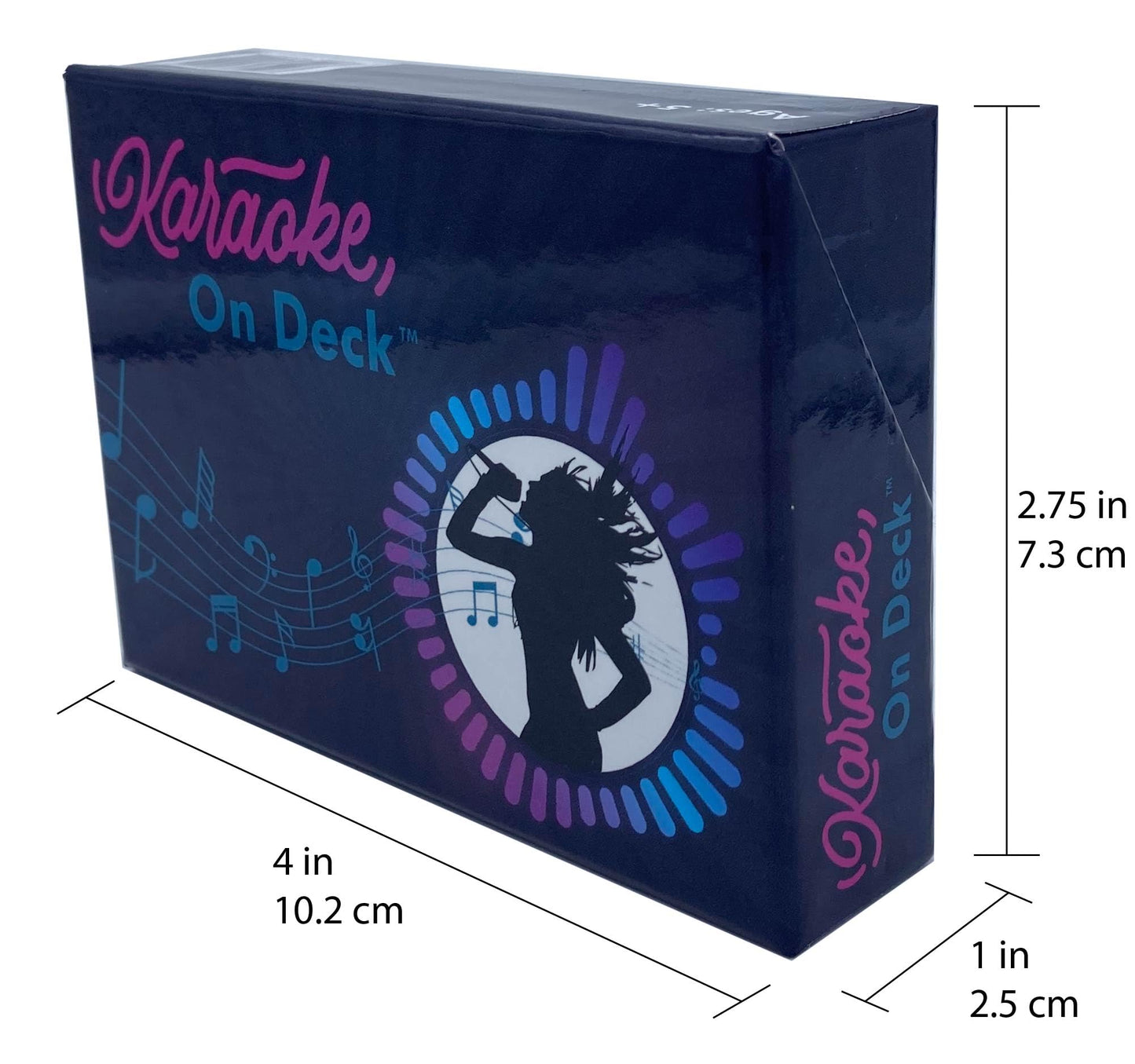 Karaoke On Deck - Exciting Karaoke Game, All Ages, 2+ Players, Fun Game for Music Lovers, Travel Ready, Car, Home, Party, Great for Game Nights, Group Play, Gift Idea
