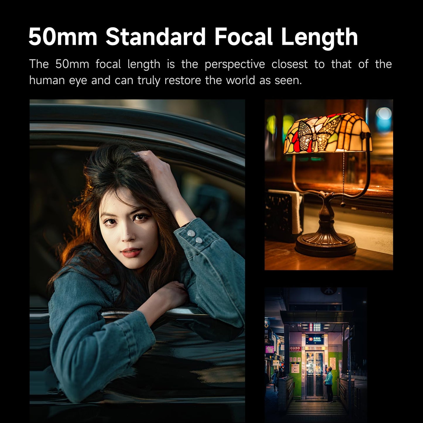 Brightin Star MF 50mm F1.05 Full-Frame Lens for Sony E Mount Mirrorless Cameras，f/1.05 Large Aperture Manual Focus Prime Lens Fit for A7III A7RIII A7SII A7II a6500 a6400 a6300
