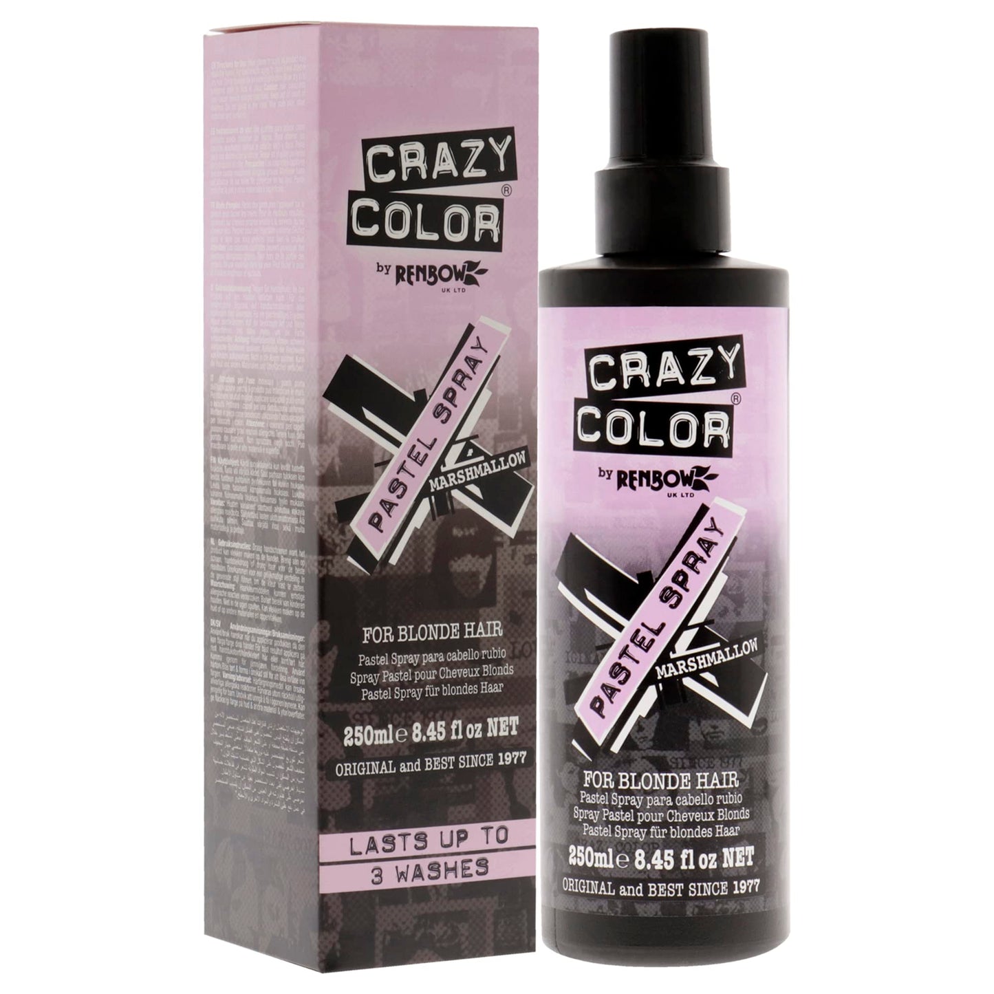 Crazy Color Temporary Colour Care Spray, Marshmallow - 305 ml