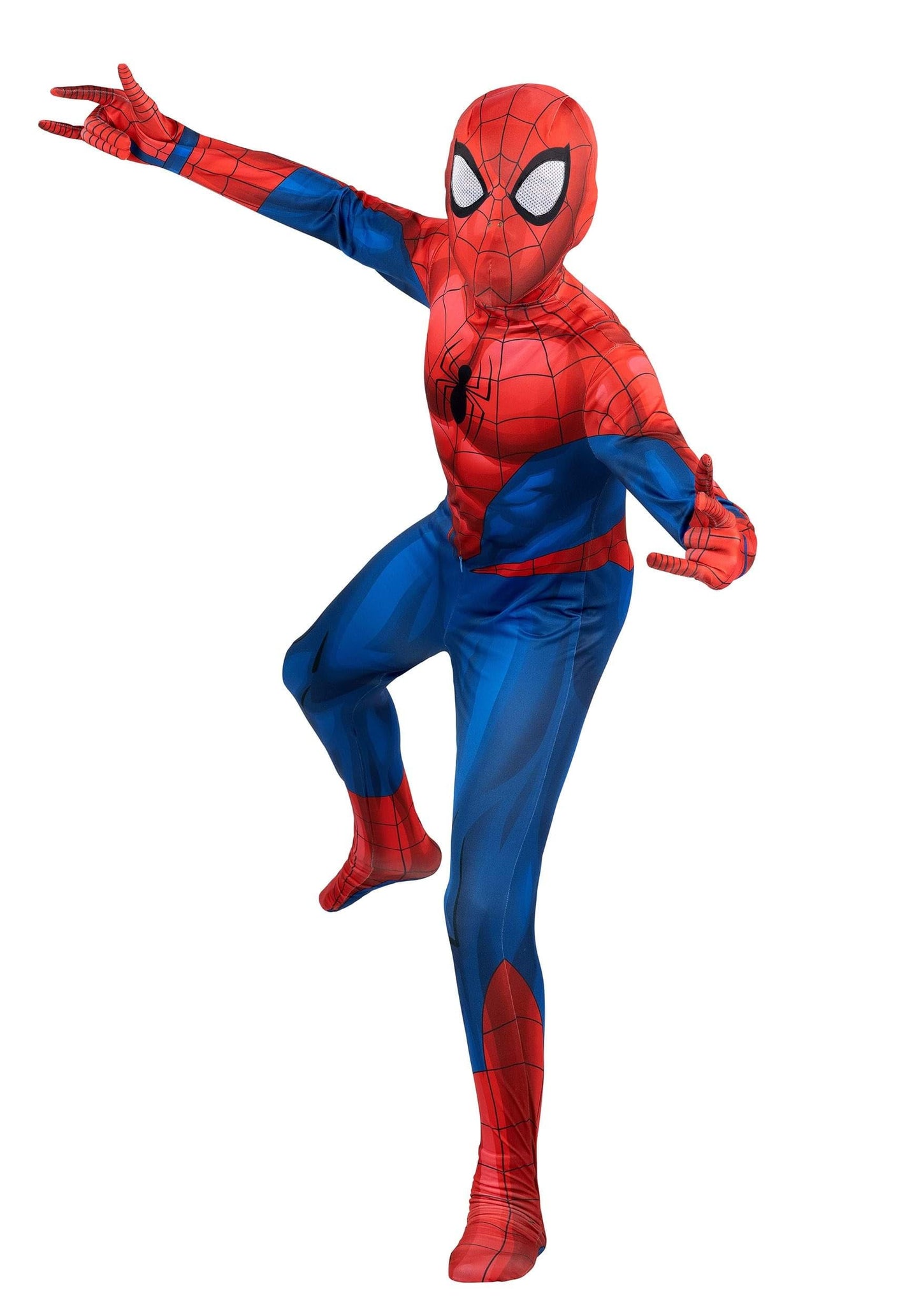 Marvel Kid's Classic Spider-Man Zentai Costume Suit Medium