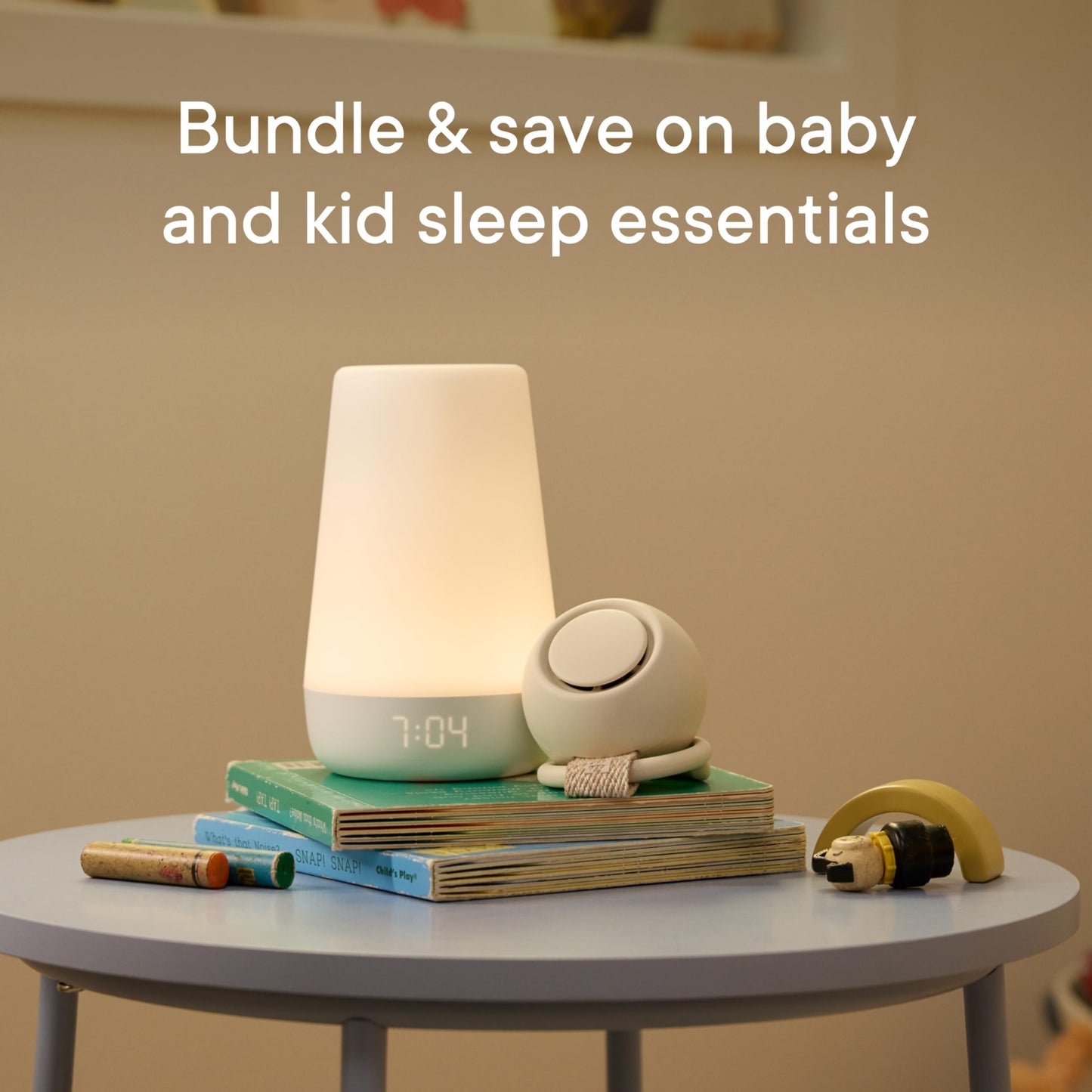 Hatch Baby Sleep Bundle: Home & Travel Sound Machines Includes Rest 2nd Gen and Portable Hatch Go (Putty)
